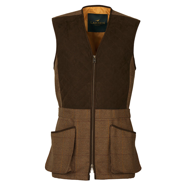 MEN'S LAKSEN FIRLE TWEED GLENOGIL ZIP SHOOTING VEST