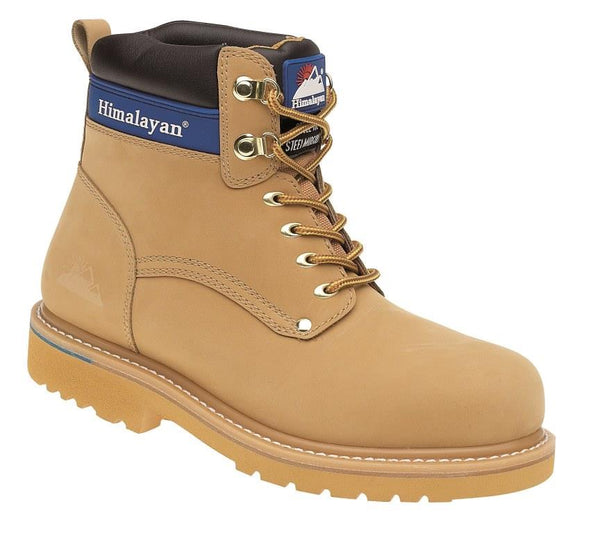 Himalayan Full Grain Leather Goodyear Welted Safety Midsole Boot