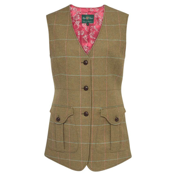 Alan Paine Compton SALE Meadow Tweed Waistcoat