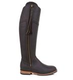 BareBack Sovereign Waxed Leather Boots with Tassel - Brown