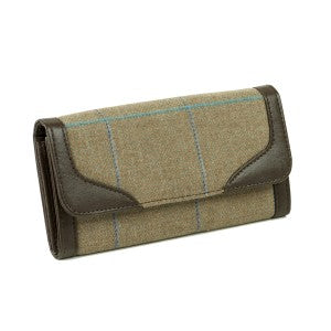 Heather Iris Tweed Purse (ZB006)