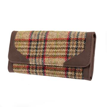 Heather Iris Tweed Purse (ZB006)