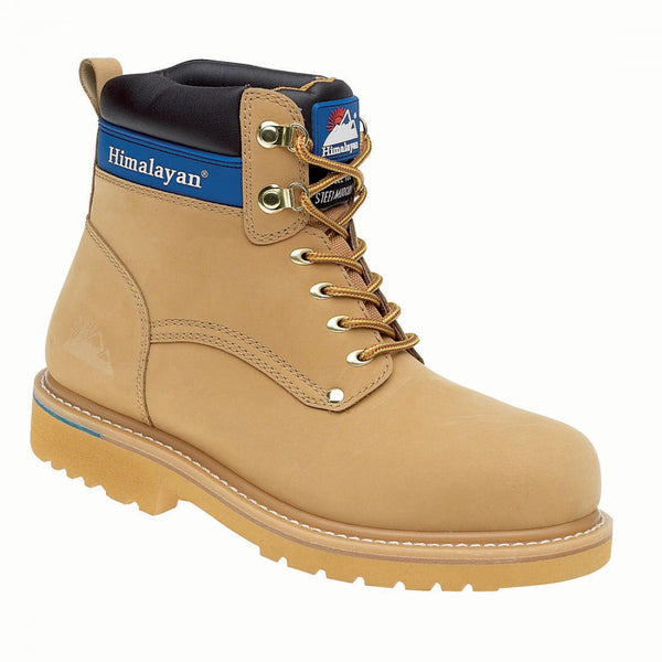 Himalayan 3402 Honey Nubuck Leather Goodyear Welted Safety Work Boots