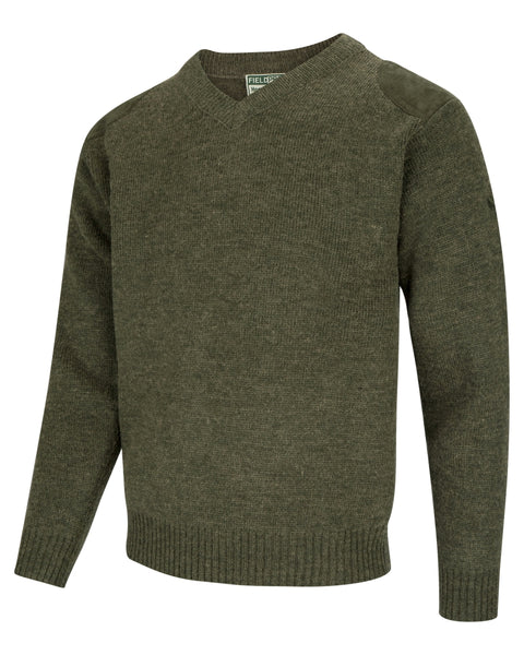 Hoggs of Fife Melrose V-Neck Hunting Pullover