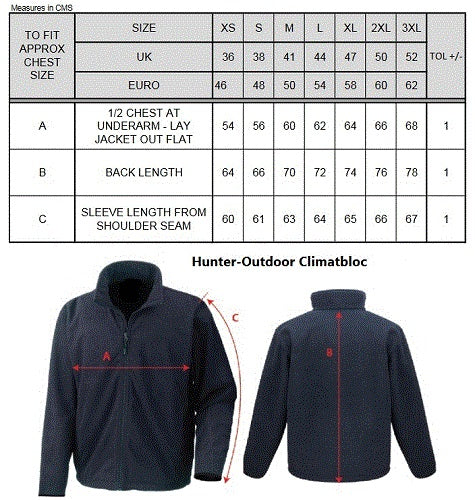 Hunter outdoor Climatebloc Fleece