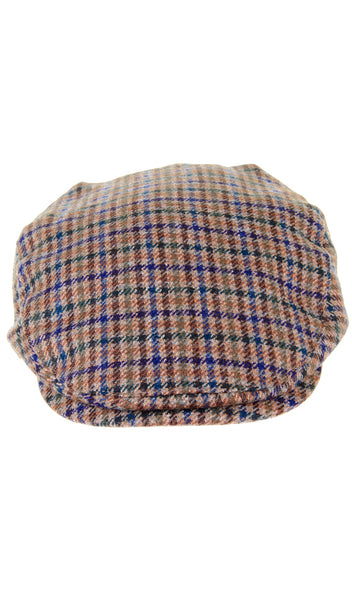 Duncan lambs wool cap green/blue. ZH102