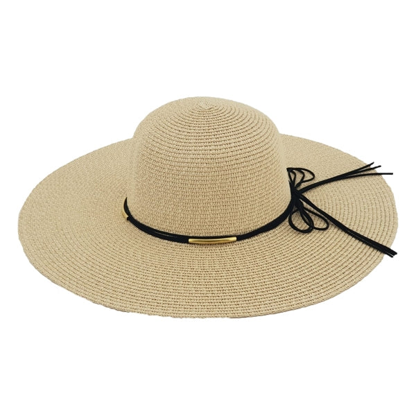 Crushable Ladies Floppy Hat With Adjustable Liners