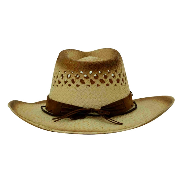 Straw Cowboy Hats With Brown Lining